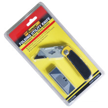 Herramientas de mano Kinfe Utility plegable cerradura 5 repuesto cuchillas corte
